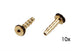 Trp hydraulische slang olijfjes en insteekpennetjes ø5mm per 10 stuks