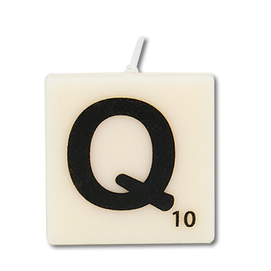 Paperdreams letter kaarsje letter q, set van 4