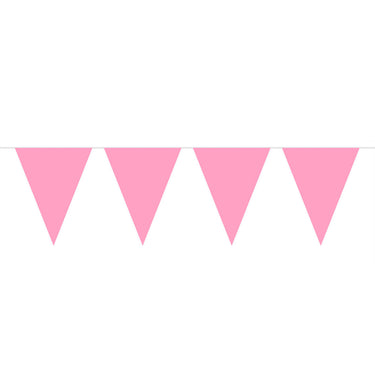 Folat bv roze mini vlaggenlijn, 3mtr.
