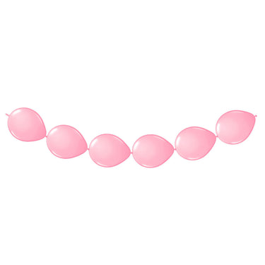 Folat bv roze knoopballonnen, 8st.