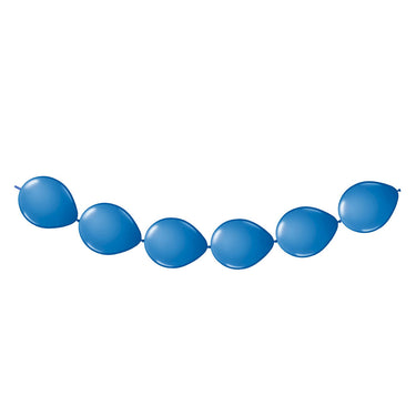 Folat bv blauwe knoopballonnen, 8st.