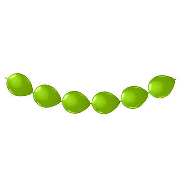 Folat bv limegroene knoopballonnen, 8st.