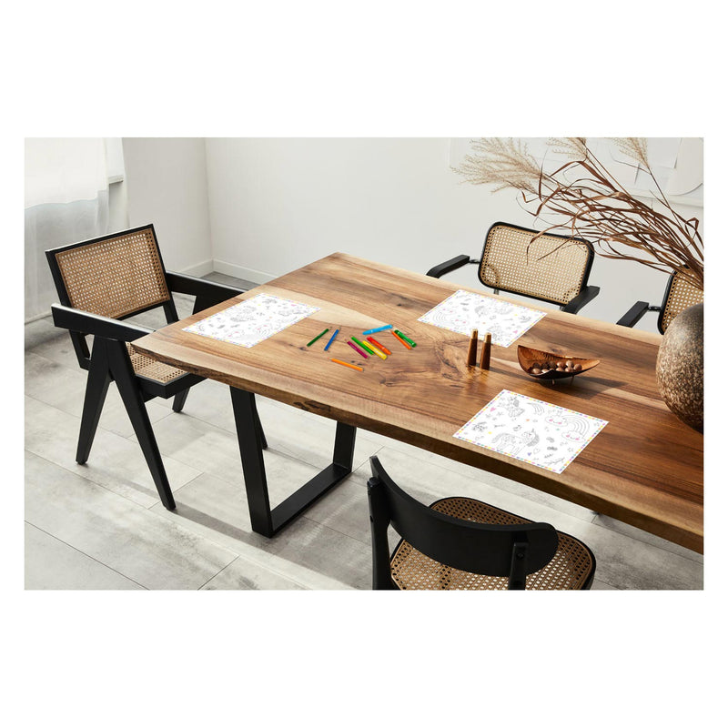 Load image into Gallery viewer, Folat bv inkleurbare placemats unicorns rainbows, 6st.
