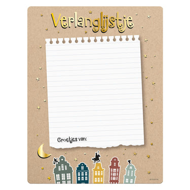 Folat bv sinterklaas verlanglijstje, 4st.