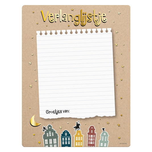 Folat bv sinterklaas verlanglijstje, 4st.