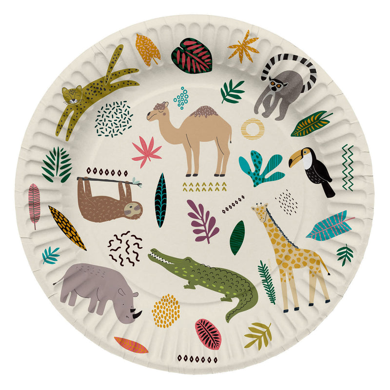 Load image into Gallery viewer, Folat bv borden zoo party, 8st.
