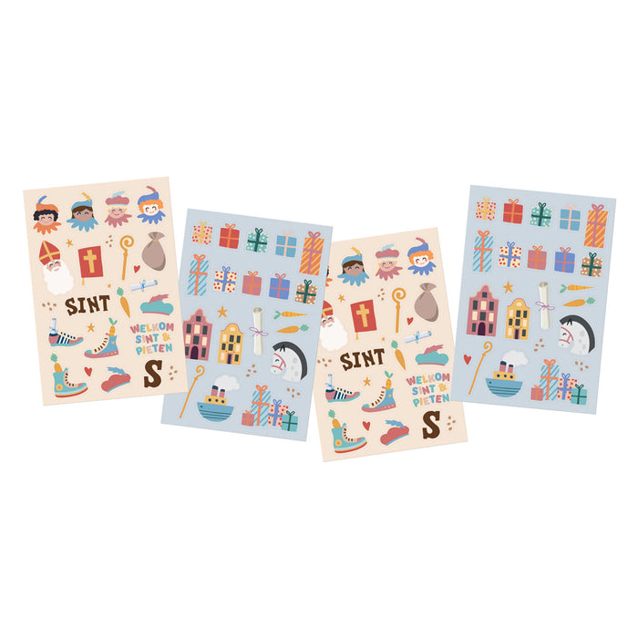 Load image into Gallery viewer, Folat bv stickers sinterklaasfiguren, 49st.
