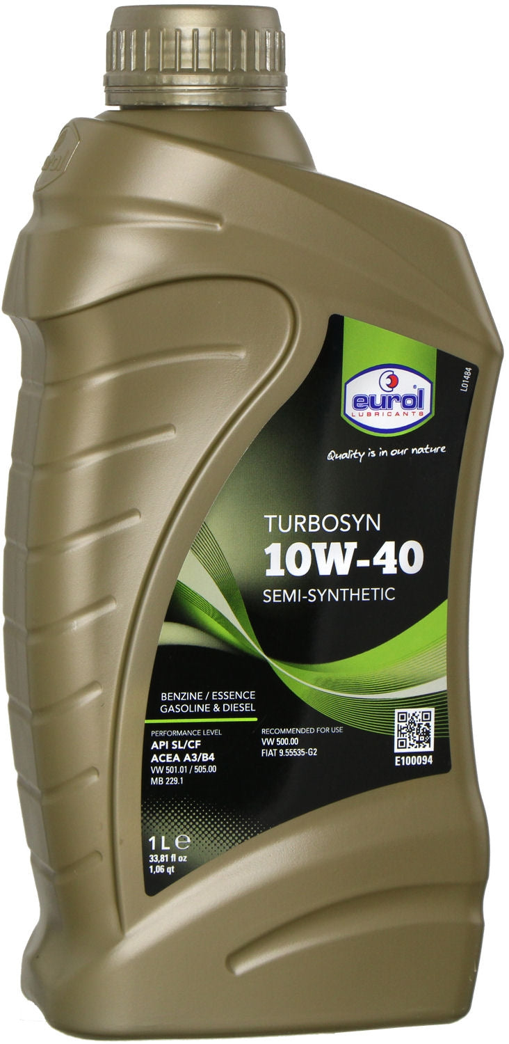 Oil Eurol 10W40 4T Turbosyn synthetic oil (1 liter)