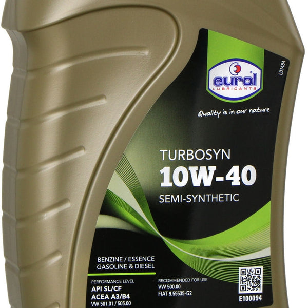 Oil Eurol 10W40 4T Turbosyn synthetic oil (1 liter)