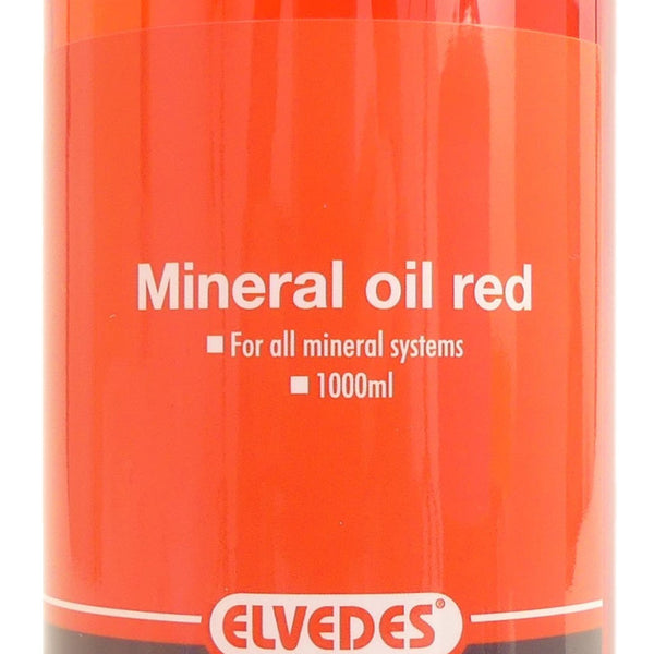 mineral oil (all mineral systems) 1000ml red