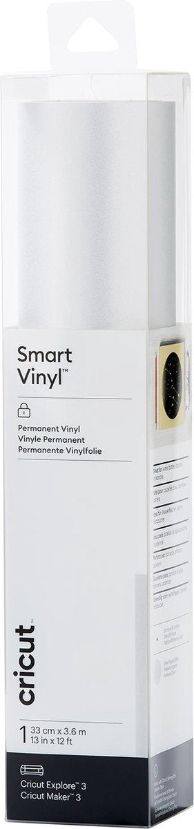 Cricut smart vinyl™ permanent folie glanseffect, zilver