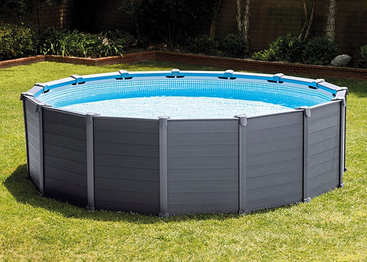 Intex zwembad Graphite Panel 478 x 124 cm