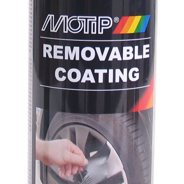 Removable coating black