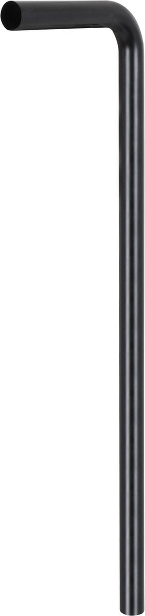 Differnz vloerbuis mat zwart � duurzaam roestvrij staal � ø 32 mm � 750 x 220 mm