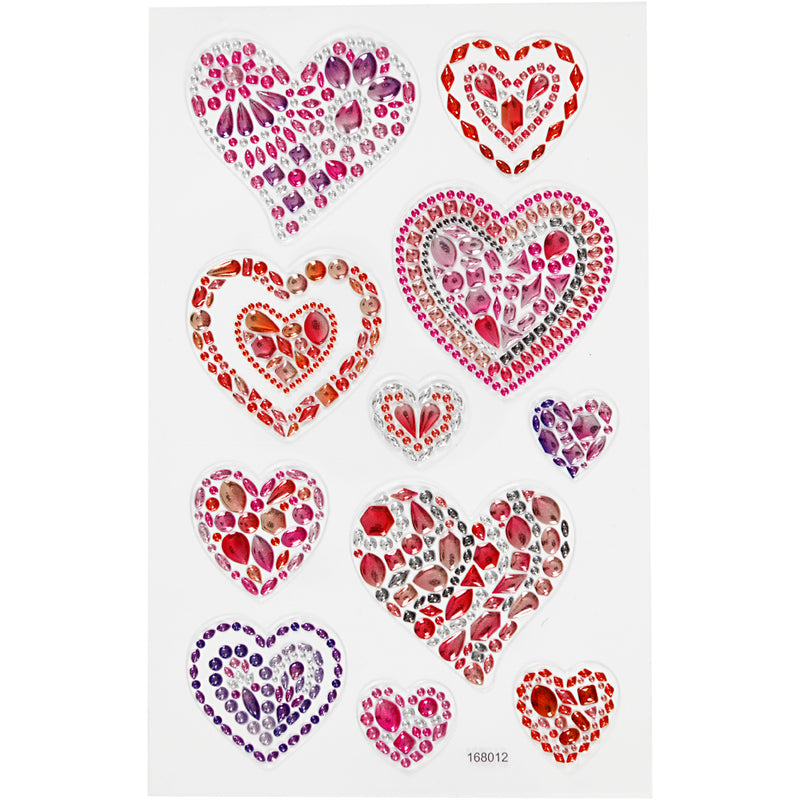 Load image into Gallery viewer, Creativ company diamant stickers harten, 1 vel
