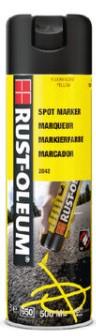 Rust-oleum spuitbus fluor geel markeerverf 500ml