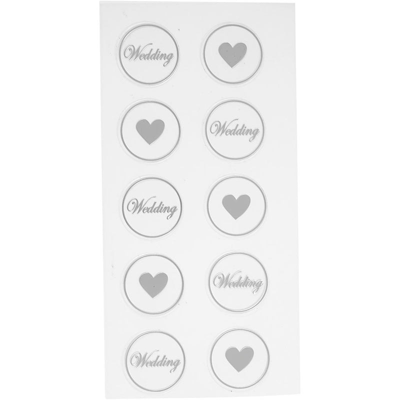 Afbeelding laden in galerijviewer, Https: www.cchobby.nl stickers-hart-bruiloft-d-25-mm-vel-7-8x15-5-cm-zwart-2-div-vellen-1-doos
