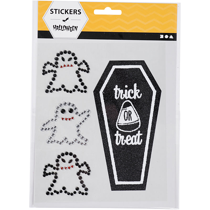 Afbeelding laden in galerijviewer, Https: www.cchobby.nl stickers-met-strasstenen-spoken-en-kist-vel-14x17-cm-1-vel
