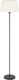Eglo febres vloerlamp - e27 - 153 cm - zwart wit - teddy stof