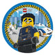 Globos papieren bordjes fsc lego city, 8st.