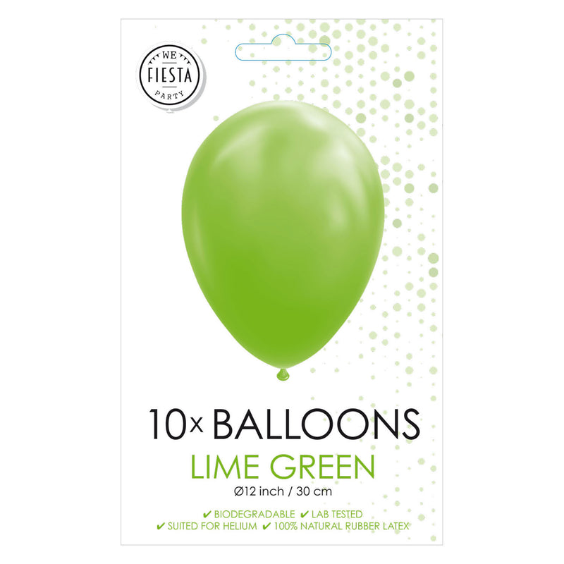 Load image into Gallery viewer, Globos Ballonnen Limoen Groen, 30cm, 10st.
