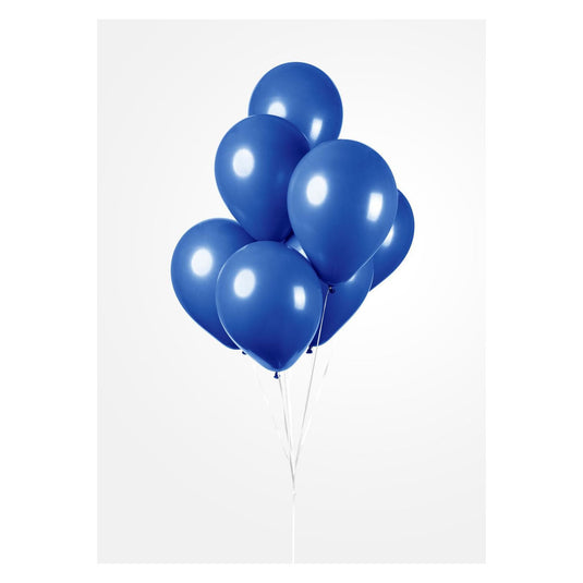 Globos ballonnen donkerblauw 30cm, 10st.
