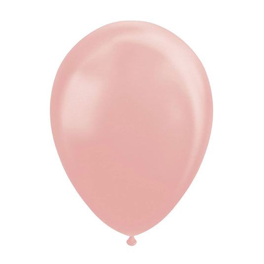 Globos ballonnen pearl rose goud 30cm, 10st.