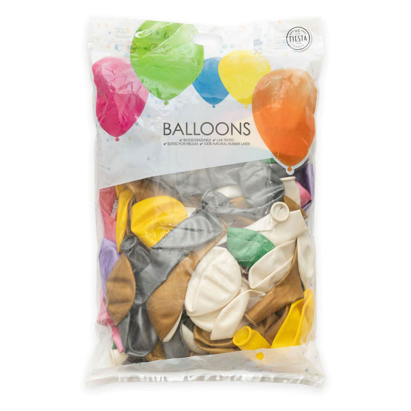 Load image into Gallery viewer, Globos ballonnen metallic pearl mix kleuren 30cm, 100st.
