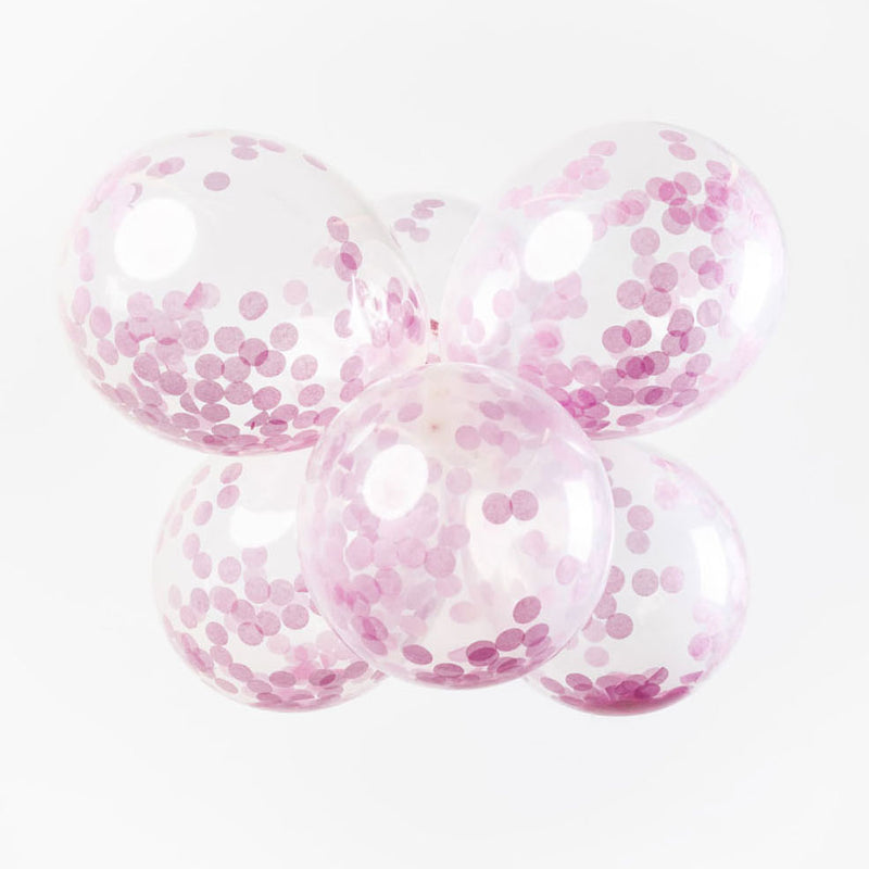 Load image into Gallery viewer, Confetti Ballonnen Papieren Confetti Baby Roze 30cm, 6st.
