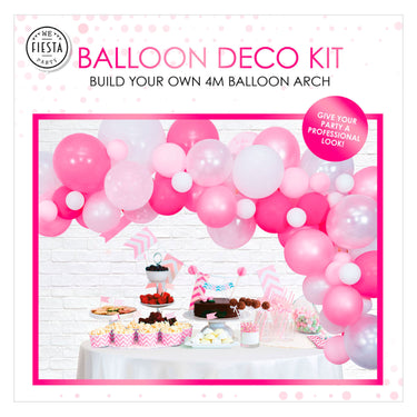 Globos ballonnen boog set roze