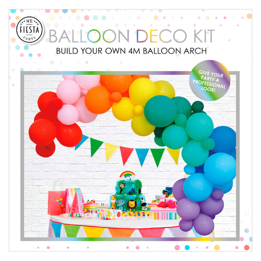 Globos ballonnen boog set regenboog