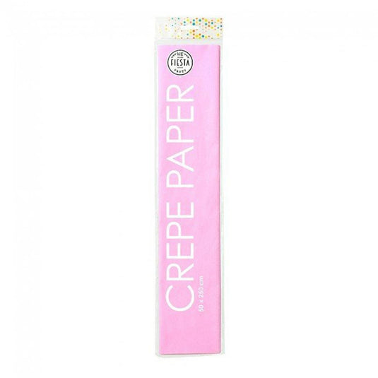 Globos crepepapier baby roze, 50x250cm