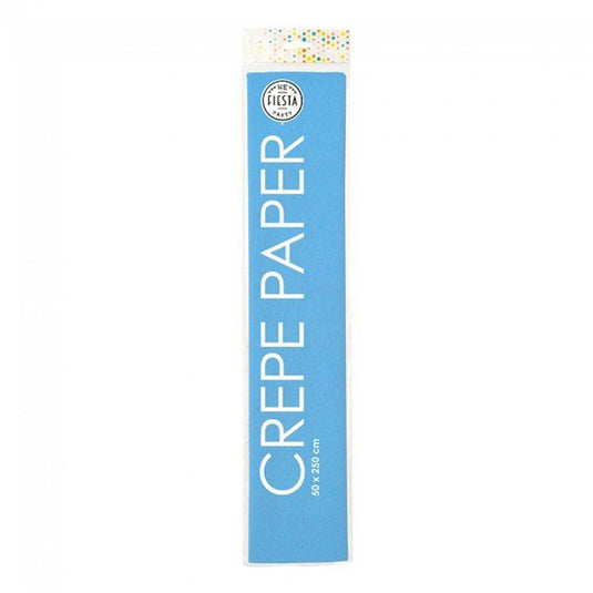 Globos crepepapier baby blauw, 50x250cm