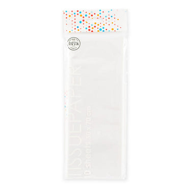 Globos tissuepapier 10 vellen wit, 50x70cm