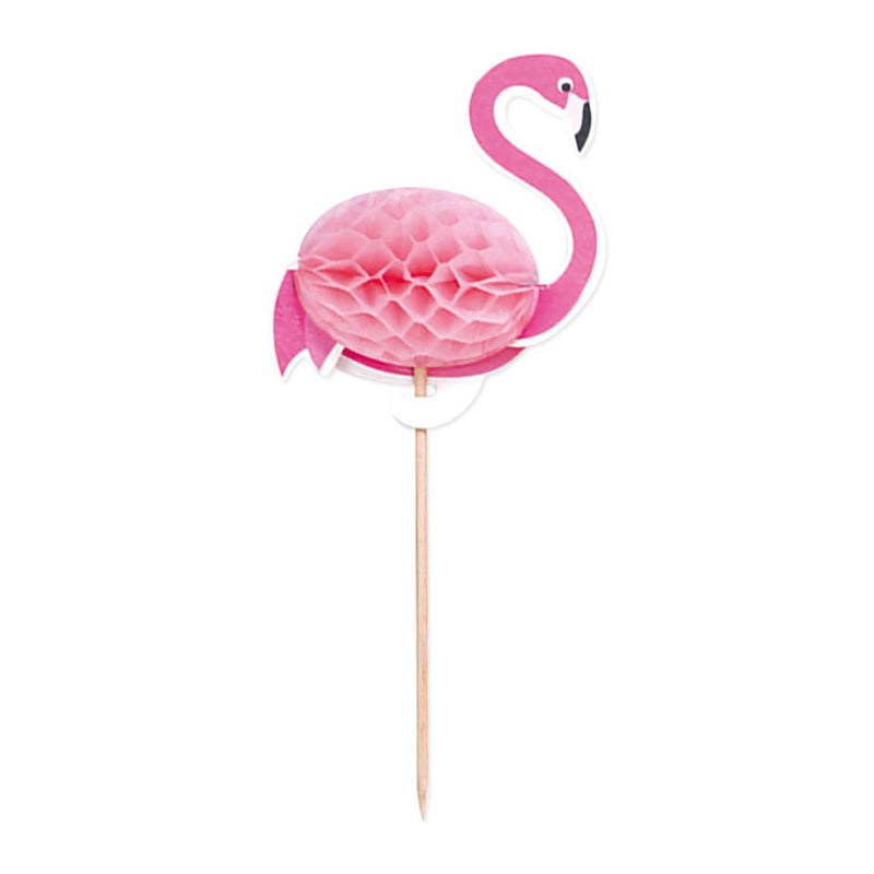 Afbeelding laden in galerijviewer, Globos cocktailprikkers flamingo 10x6cm aloha - 10st.
