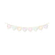Globos papieren guirlande watercolors hearts - 2m
