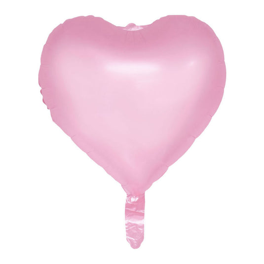 Globos folieballon 18 inch watercolors hearts - pastel roze