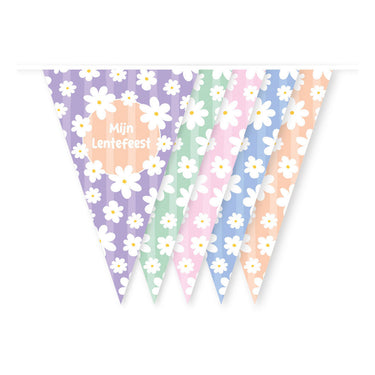 Globos vlaggenlijn madeliefjes mijn lentefeest - 10m