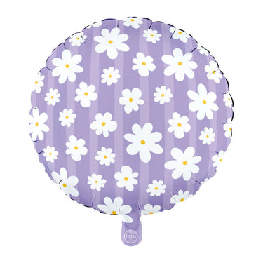Globos folieballon 18 inch rond madeliefjes
