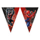 Globos papieren vlaggenlijn spiderman world of web