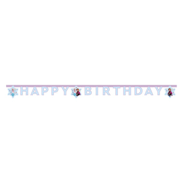 Globos letter guirlande happy birthday frozen idyllic wonder