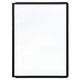 Durable zichtpaneel a4 shepra soho 5606-01 zwart 5 stuks