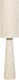Woood loft vloerlamp - metaal bouclé - naturel met stippen 130xø30 cm