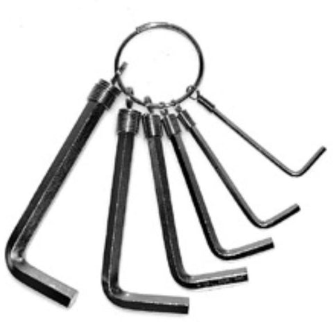 Allen key set 2/3/4/5/6/7mm