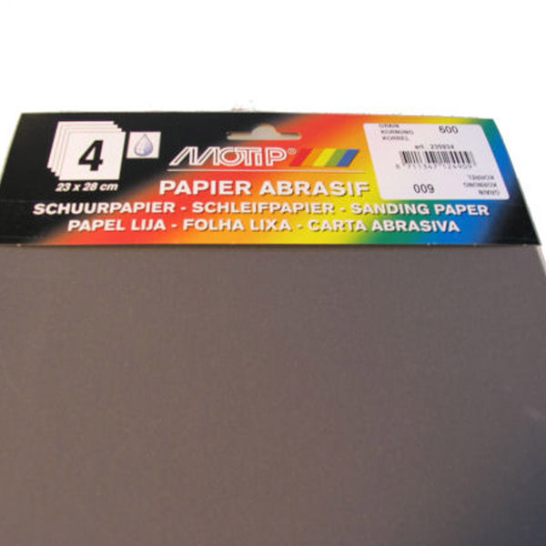 Sandpaper HPX 600 grit (4 pieces)