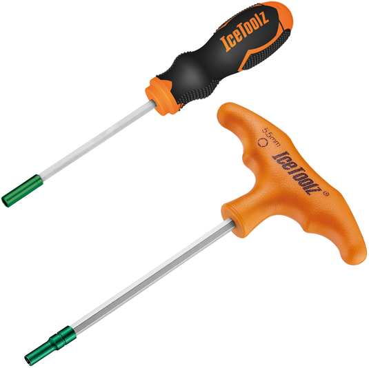 Icetoolz spaaknippelsleutelset 12b5 voor 3,2 mm (vierkante) nippels