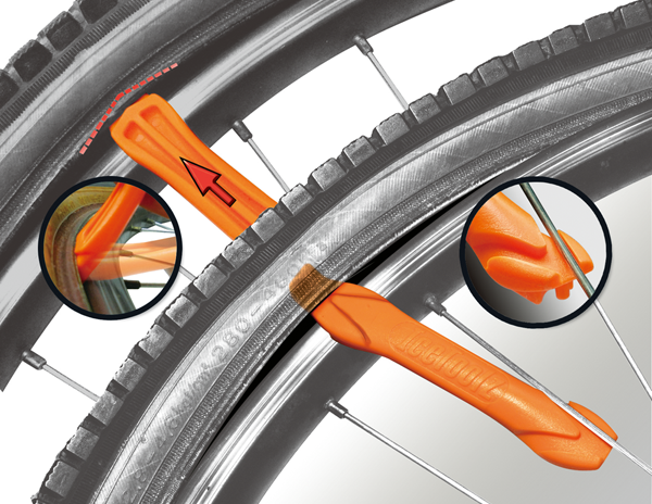 Load image into Gallery viewer, bandenafnemers oranje set van 3 stuks

