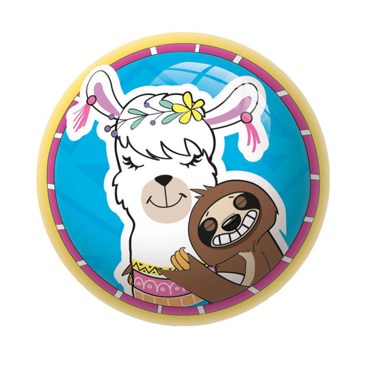 Mondo decoratieve bal klein alpaca eenhoorn luiaard, 6cm