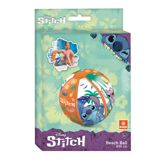 Mondo van der meulen strandbal stitch 50cm kleurrijk speelgoed voor buiten.