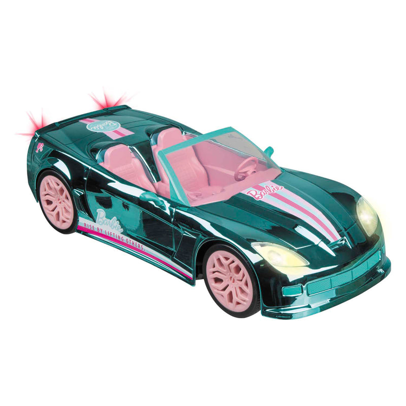 Load image into Gallery viewer, Mattel barbie mondo motors rc bestuurbare auto - verchroomd blauw 65 jaar jubileum editie
